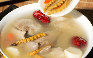 冬日滋補(bǔ)圣品：冬蟲(chóng)夏草鮮人參海參湯